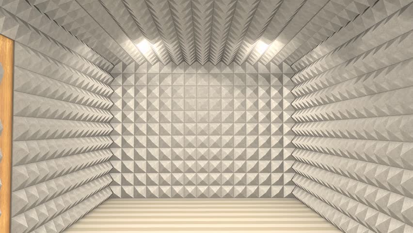Sound Proof Room, Anechoic Chamber. Stock Footage Video 3907430