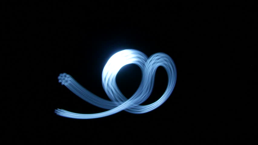 Light painted abstract line
