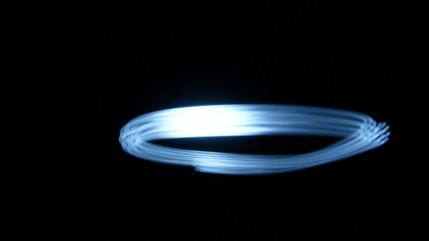 Light painted abstract line