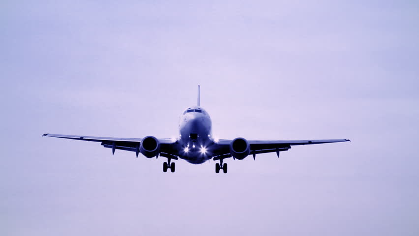 Plane passes overhead