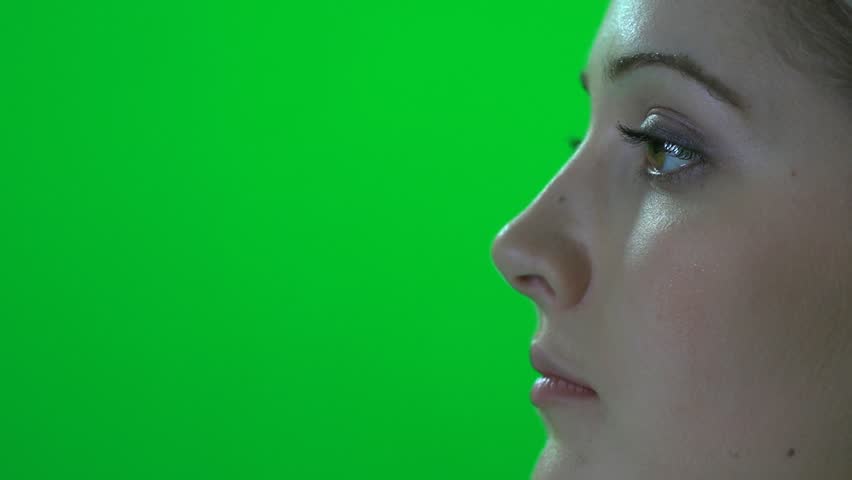 women face profile close up isolated 1080