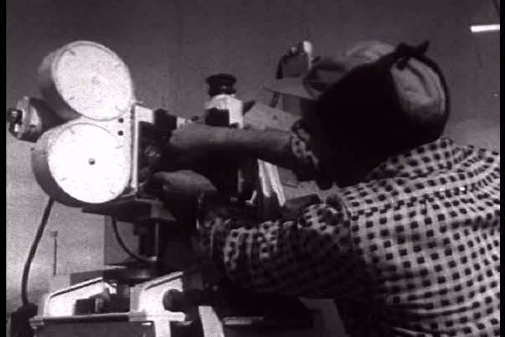 1950s - Newsreel story: Italian man sculpts human and animal figurines out of raw vegetables