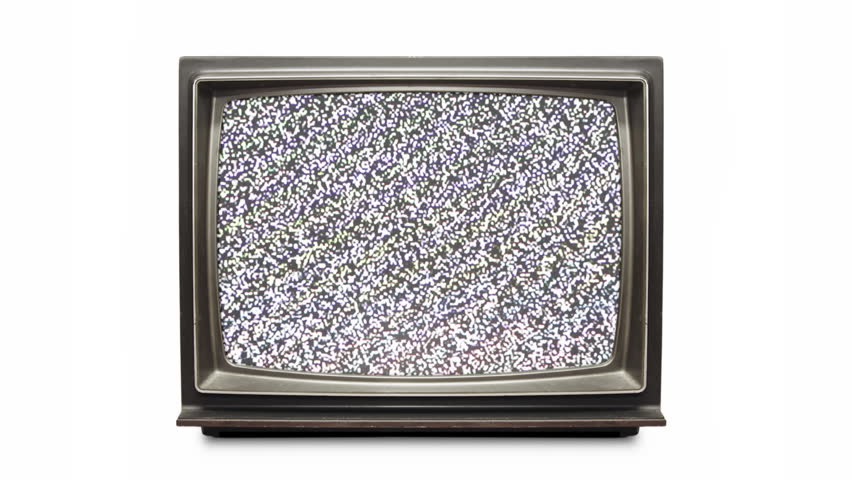 Old Tv Disconnected Showing Noise Stock Footage Video 708052 Shutterstock