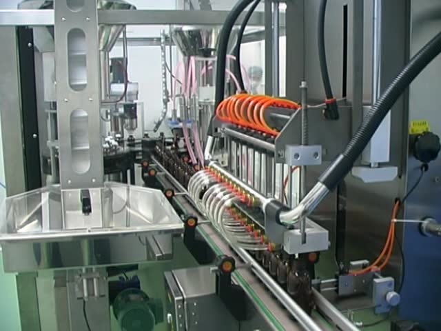 Liquid medicine production line.
