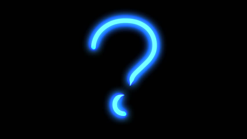 Blue Question Mark