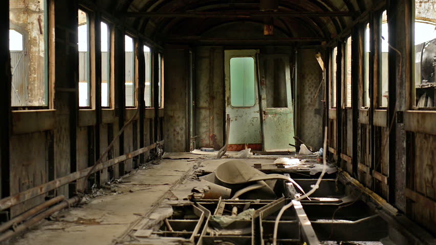 Abandoned carriage interior