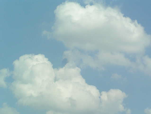 Summer sky with clouds