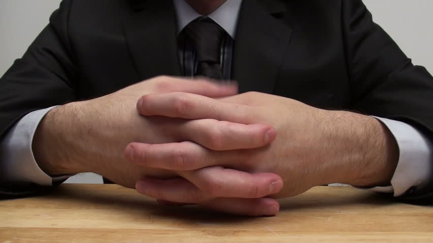Bored Businessman at desk