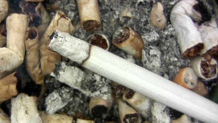 Burning Cigarette - Time Lapse