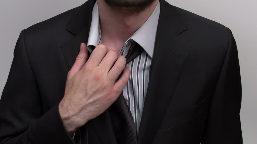 Businessman breathes - HD