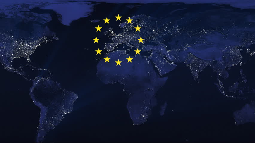 EU Flag Spinning