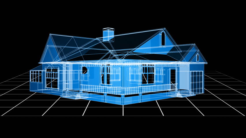 3d House animation