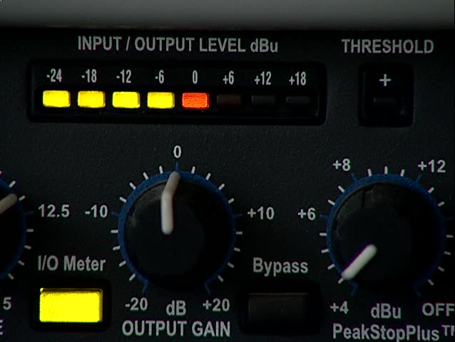 Sound processor. The indicator of level of a signal. Macro.