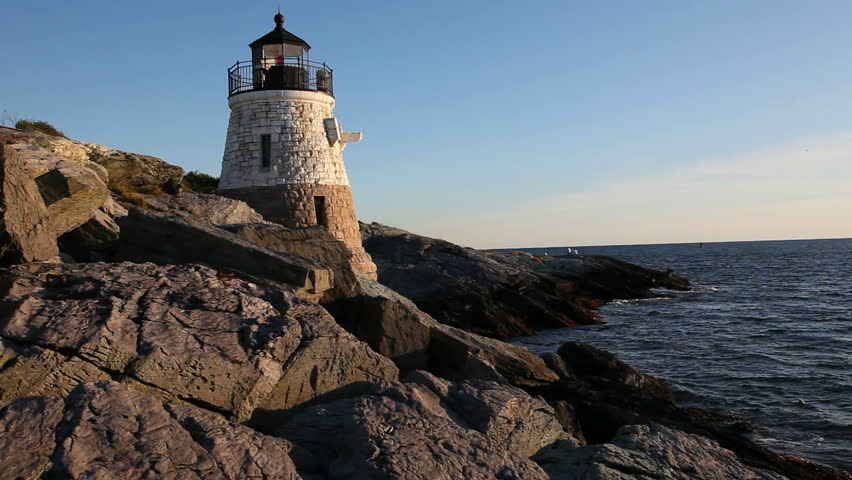Castle Hill Lighthouse in Newport Rhode Island