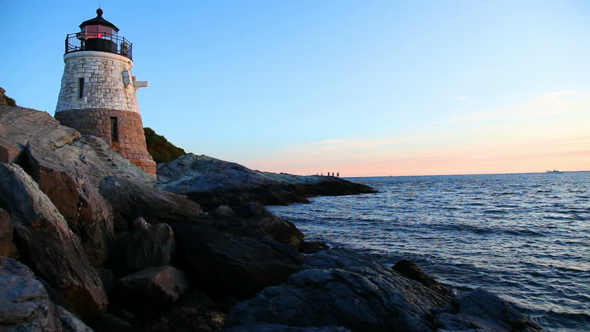Castle Hill Lighthouse in Newport, Rhode Island