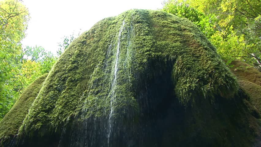 Waterfall Silver jet in Crimea