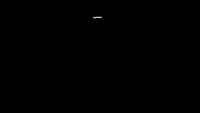 Glowing green particles