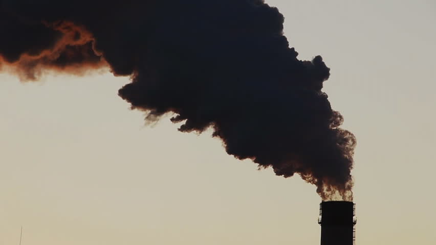 Terrible industrial smoke
