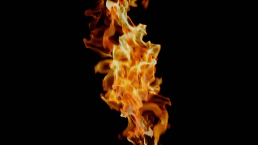 Fire Texture On Black Background Stock Footage Video 6137993 | Shutterstock