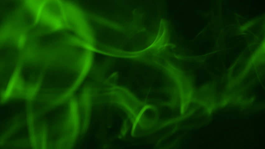 Green Smoke On Black Background. Stock Footage Video 3659465 | Shutterstock