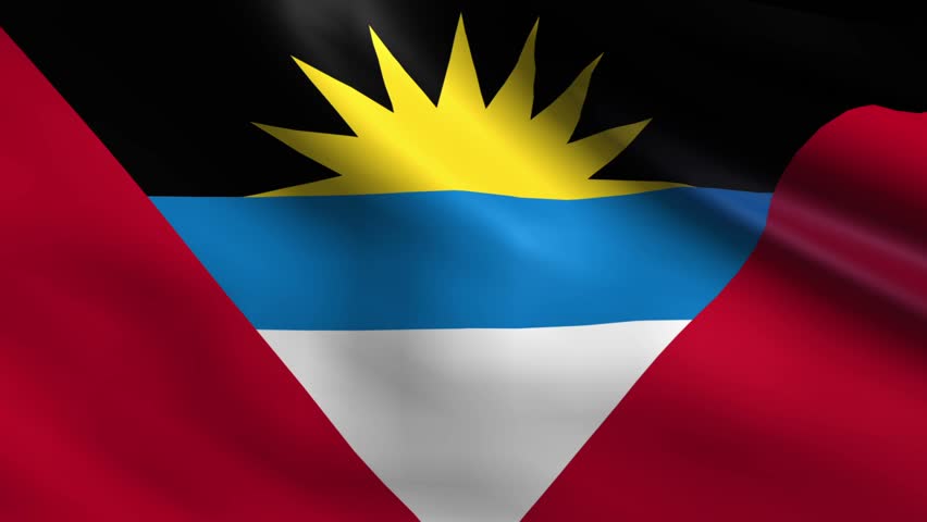 Flag Of Antigua Animation Loop Stock Footage Video 5037122 | Shutterstock