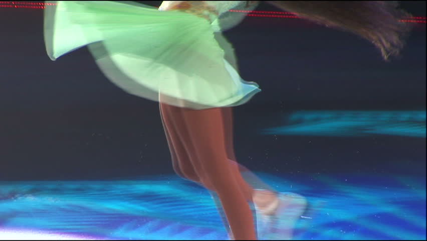 Close up of Ice Skater
