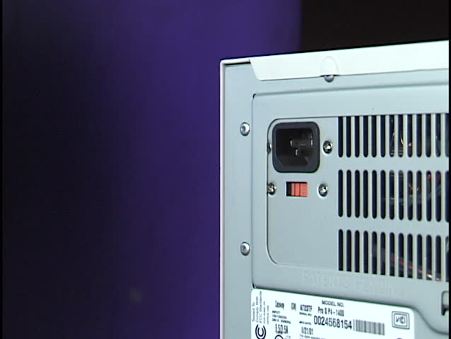 Plugging In Power Cord