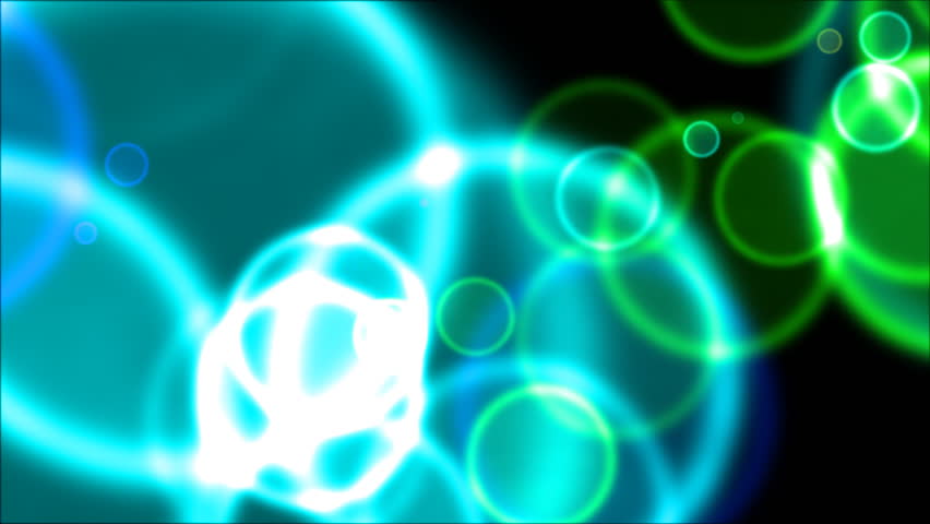 Abstract colorful circles loop