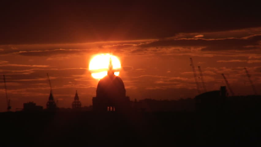 sunset "Saint Paul's Cathedral"