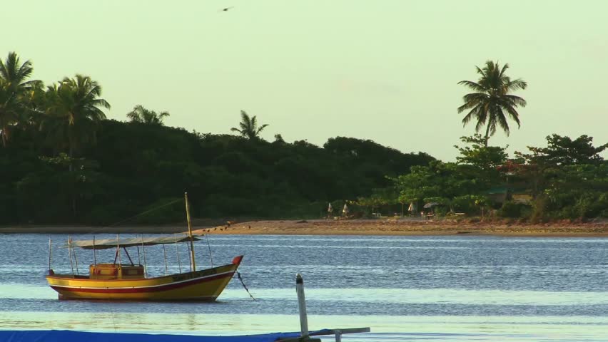 Old fishing boat in Brazil
