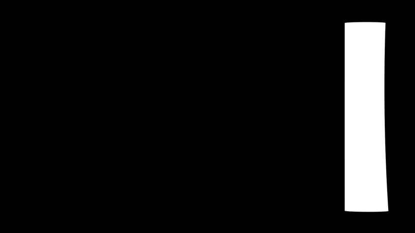 Scrolling blank diploma with alpha channel