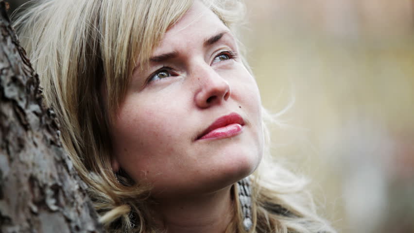 Thoughtful woman
