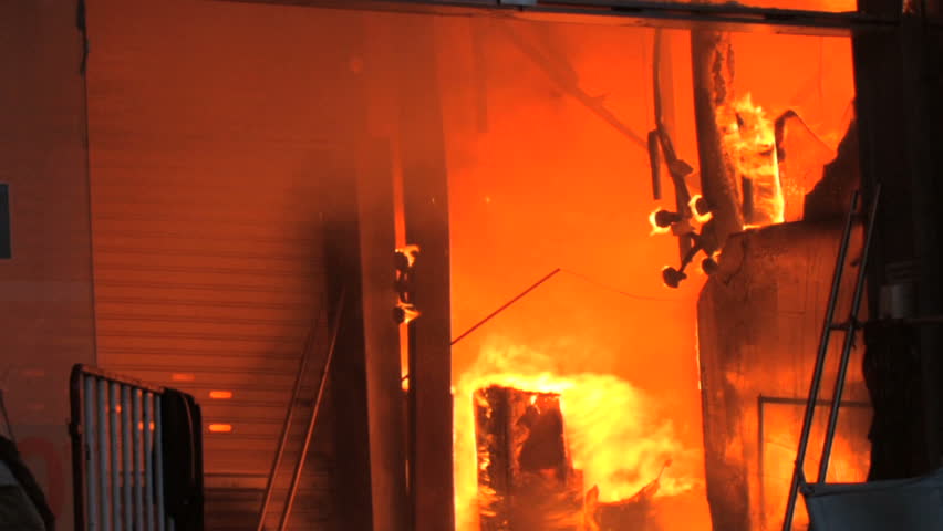 Burning Department Store