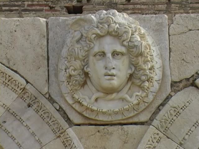 Ancient Roman Illustration. With focus shift.