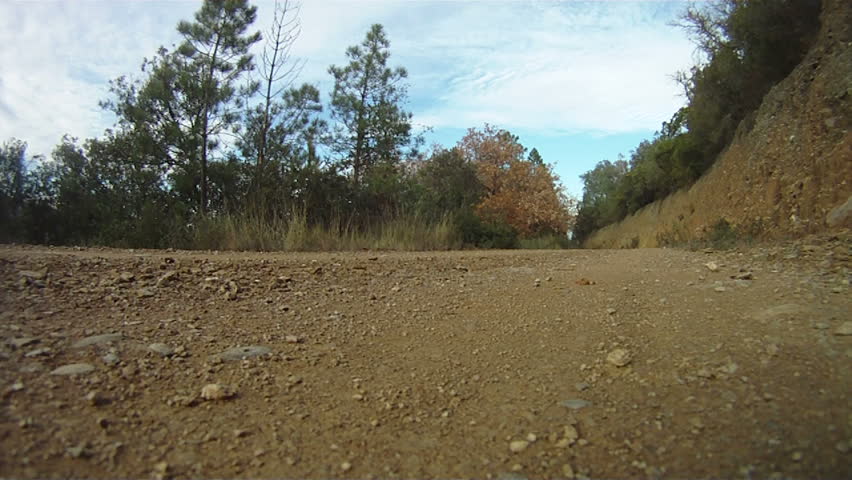 Man riding Mountain Bike