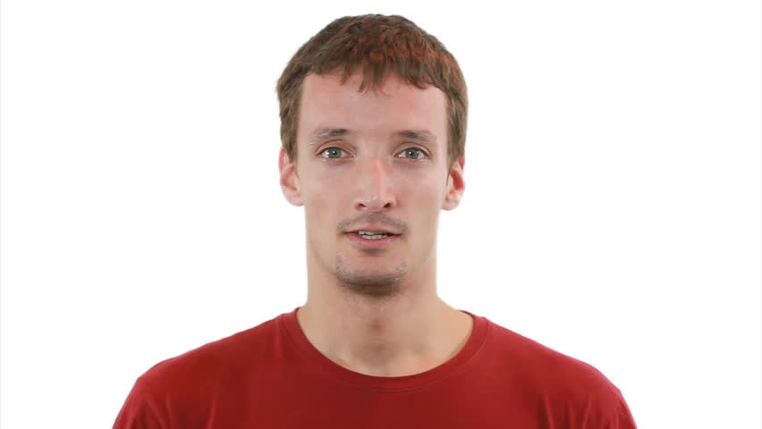 Guy getting angry