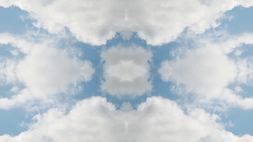 Time lapse clouds reveling frame