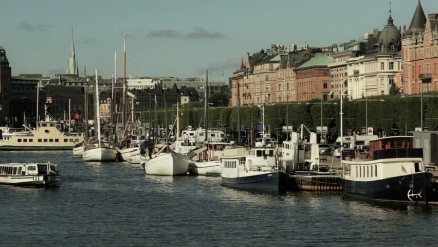 Sightseeing boat in Stockholm, Sweden