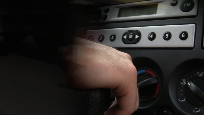 Driving,shifting gears,traffic reflection