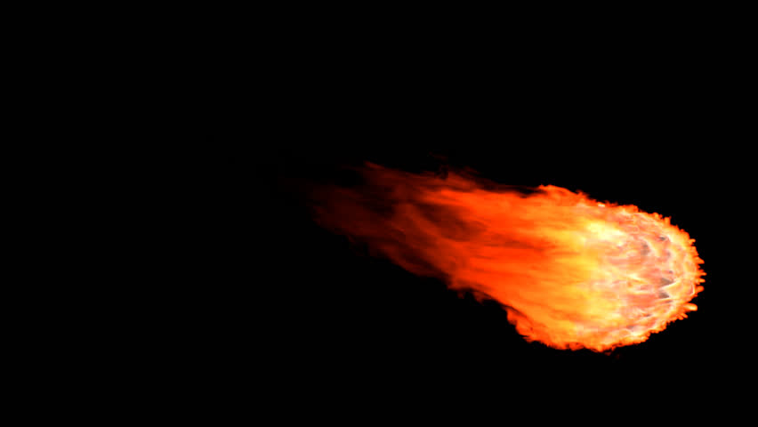 Rocket, Fire, Missible Exhaust Flames. Comes With Alpha Stock Footage
