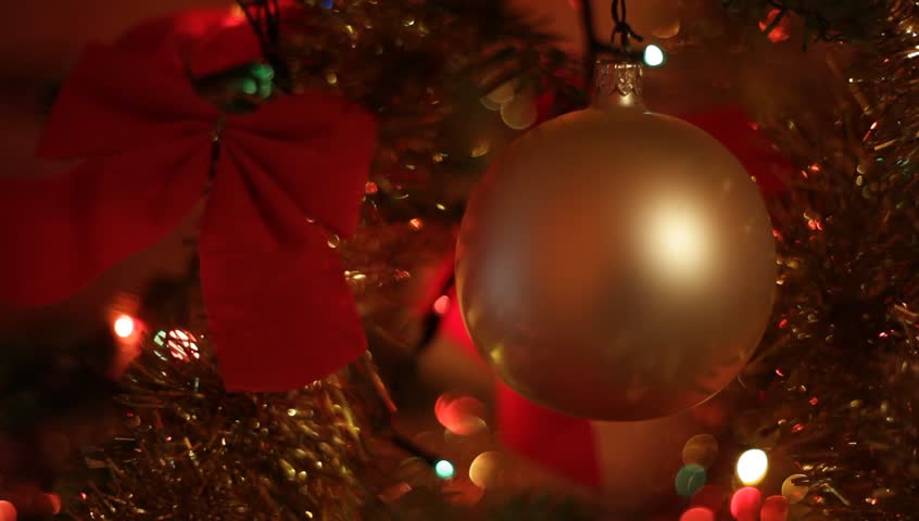 gold christmas decoration