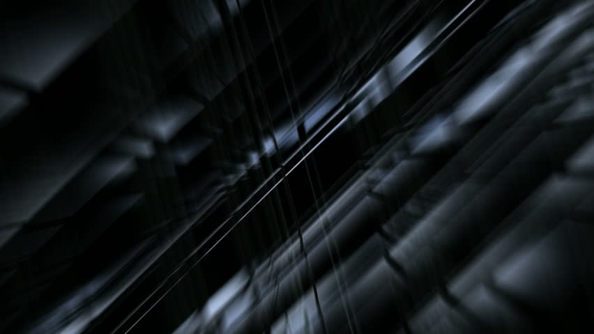 blue light and metal pipe Intertwined in space.science fiction,future