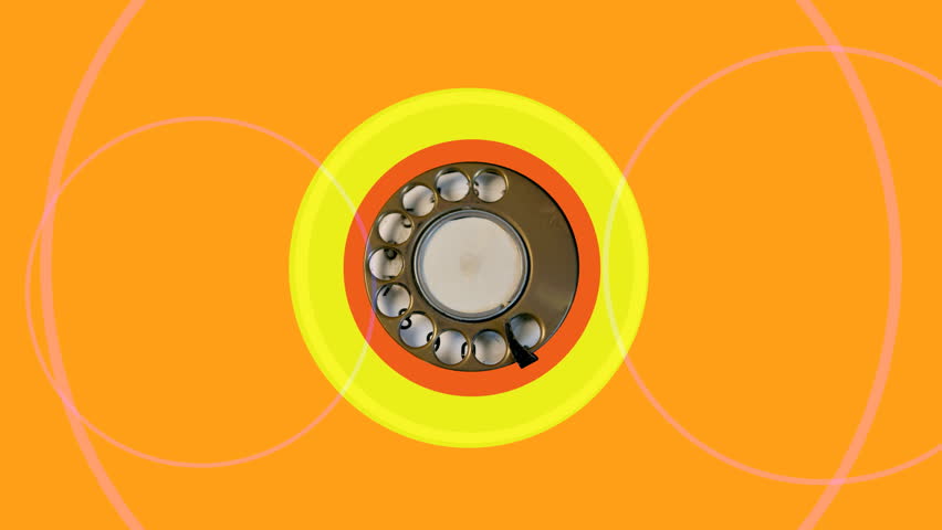 the dial of an old style telephone