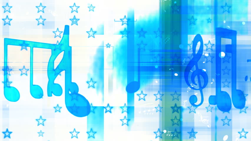 Music Stars Pop Song Looping Background 