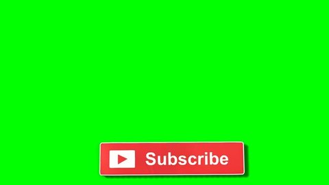 Animated Video Subscribe Button On Green Stock Footage Video (100%  Royalty-free) 1006594303 | Shutterstock
