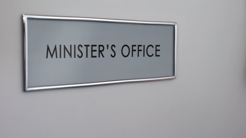 Header of minister