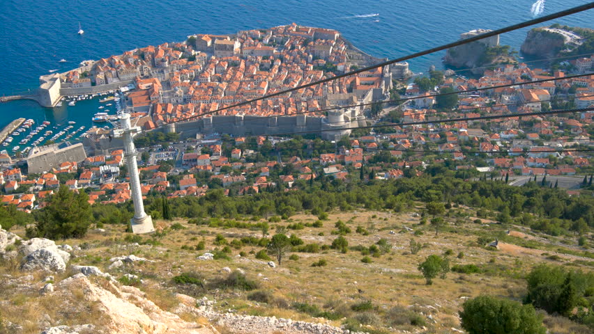 Landscape with hills by the sea in Croatia image - Free stock photo ...