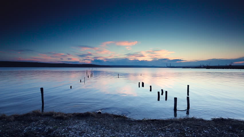 HDR sunset over the ocean image - Free stock photo - Public Domain ...