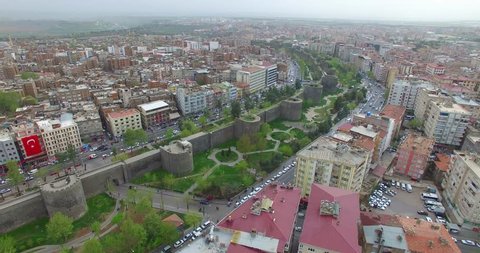 Aerial View Of The Diyarbakir Stock Footage Video 100 Royalty Free 1010424713 Shutterstock