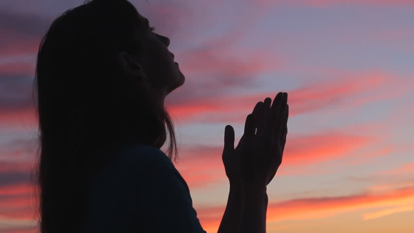 Girl praying up at the heavens image - Free stock photo - Public Domain ...